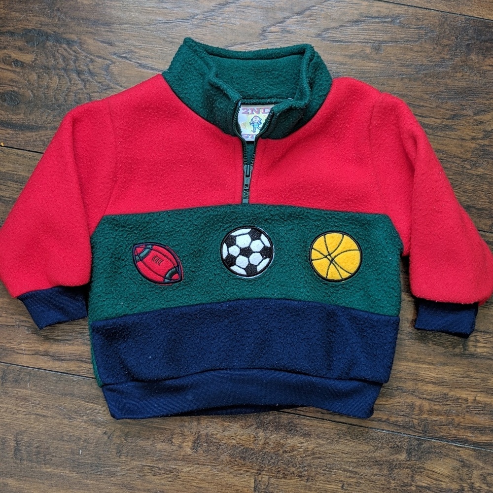 Vintage 12M Colorblock Pullover - Picture 1 of 4
